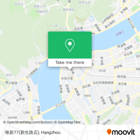 唯新77(新生路店) map