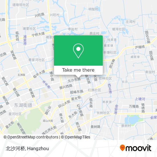 北沙河桥 map
