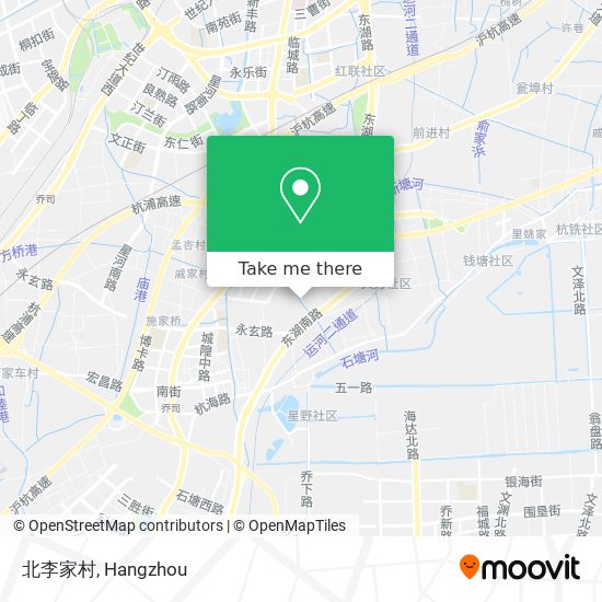 北李家村 map
