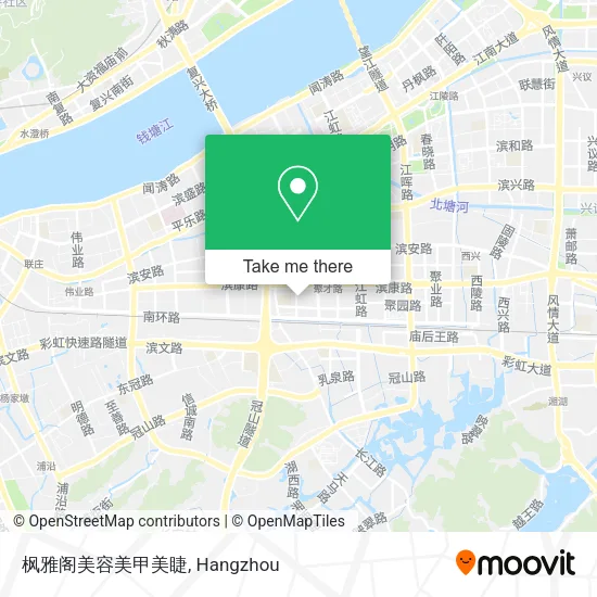 枫雅阁美容美甲美睫 map