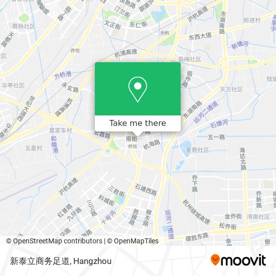 新泰立商务足道 map