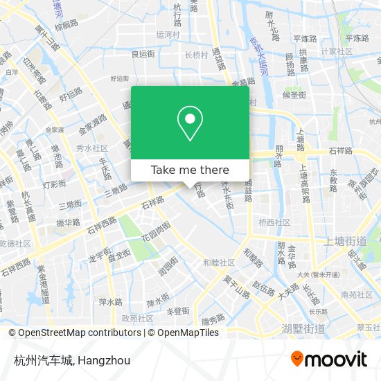 杭州汽车城 map