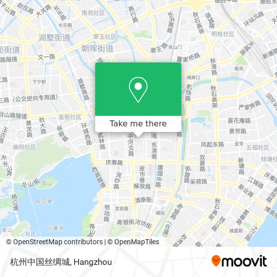 杭州中国丝绸城 map