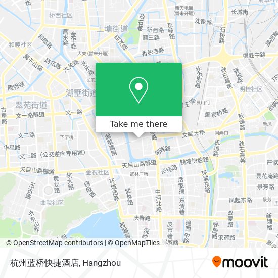 杭州蓝桥快捷酒店 map