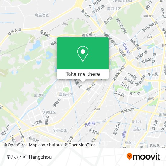 星乐小区 map