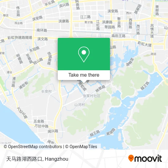 天马路湖西路口 map
