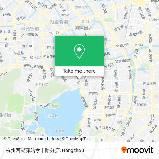 杭州西湖驿站孝丰路分店 map