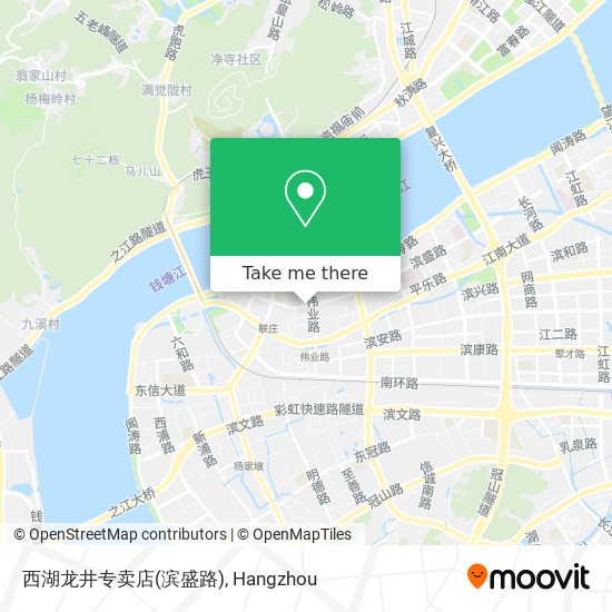 西湖龙井专卖店(滨盛路) map