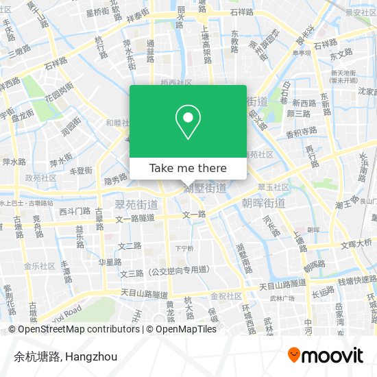 余杭塘路 map
