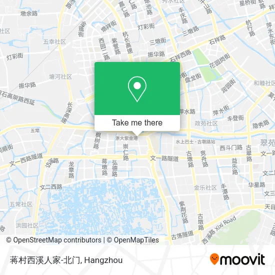 蒋村西溪人家-北门 map