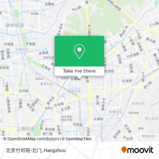 北景竹邻苑-北门 map