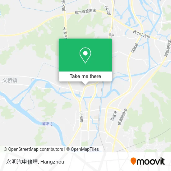 永明汽电修理 map