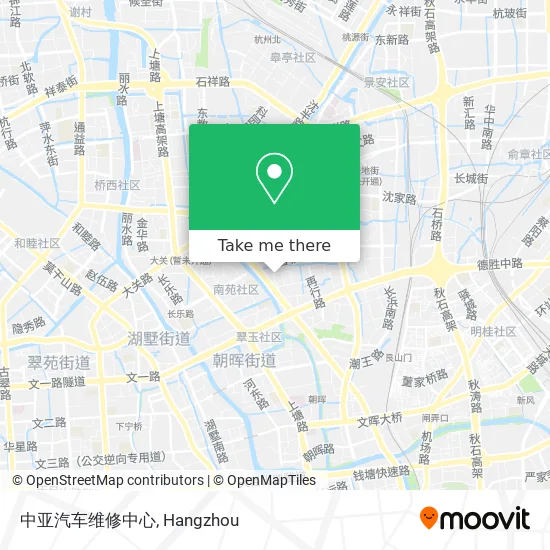 中亚汽车维修中心 map