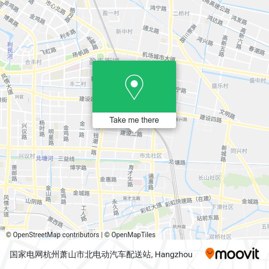 国家电网杭州萧山市北电动汽车配送站 map