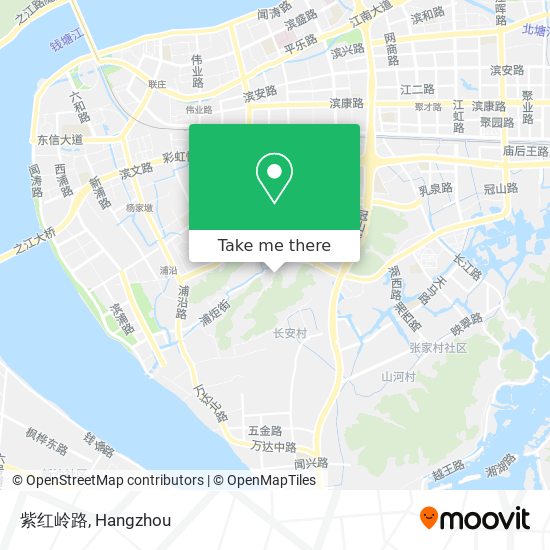 紫红岭路 map