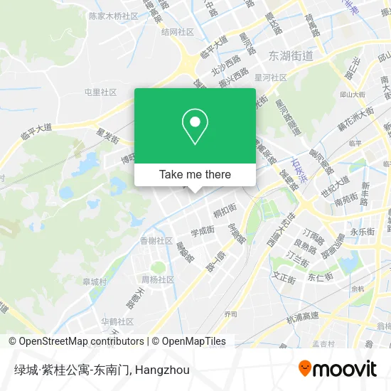 绿城·紫桂公寓-东南门 map