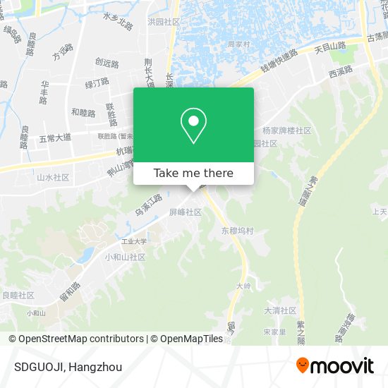 SDGUOJI map