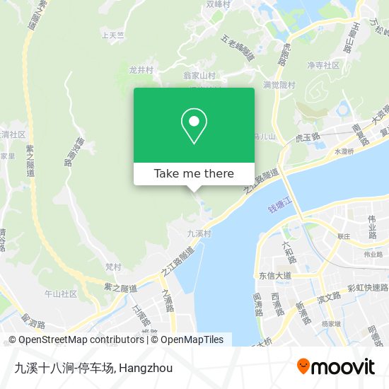 九溪十八涧-停车场 map