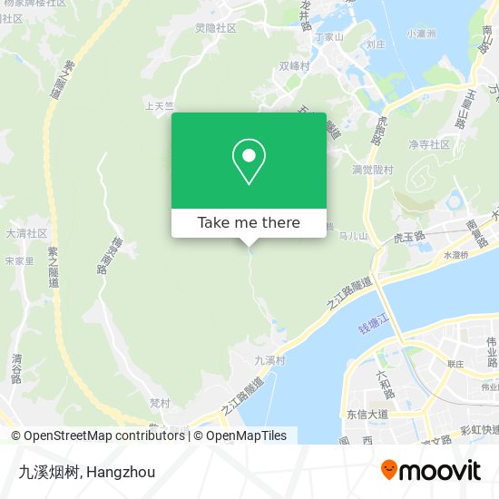 九溪烟树 map