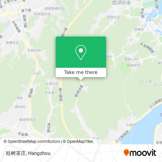 桂树茶庄 map