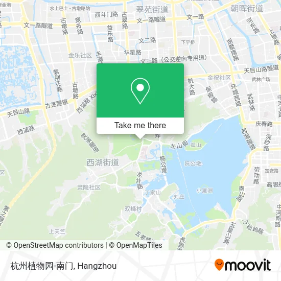 杭州植物园-南门 map