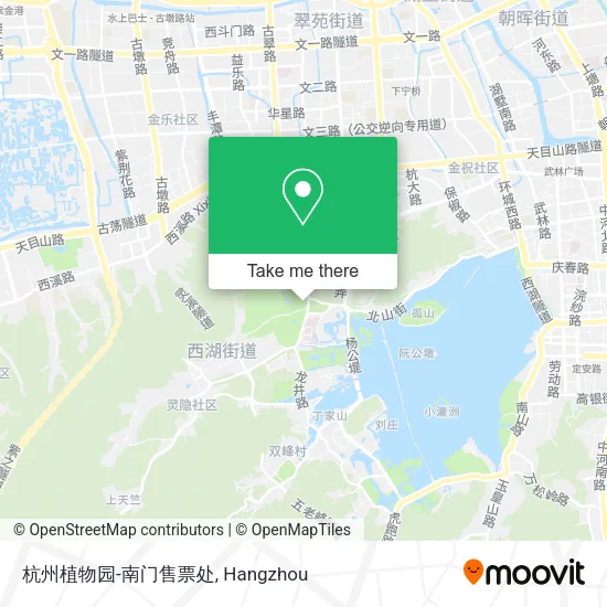 杭州植物园-南门售票处 map