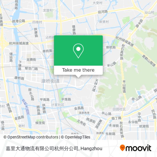 嘉里大通物流有限公司杭州分公司 map