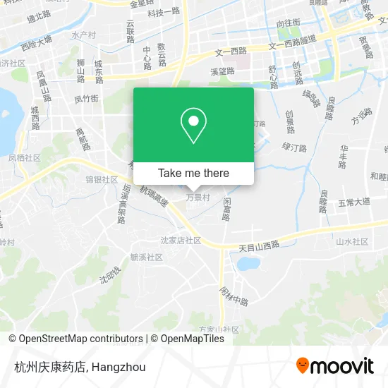 杭州庆康药店 map