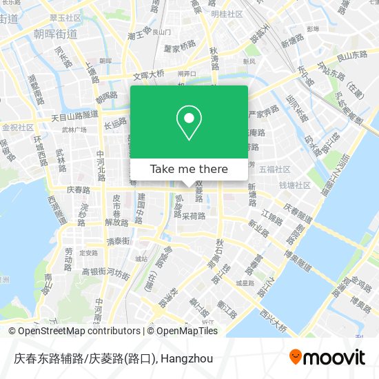 庆春东路辅路/庆菱路(路口) map