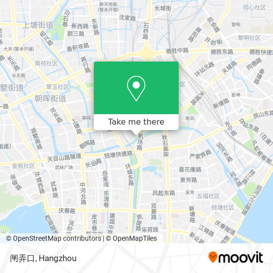 闸弄口 map