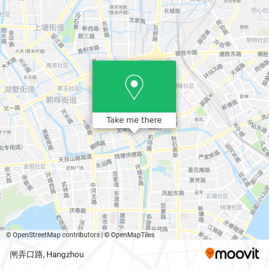 闸弄口路 map