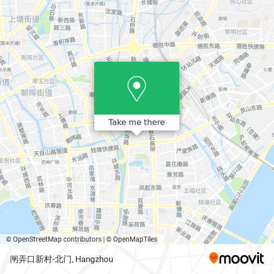 闸弄口新村-北门 map