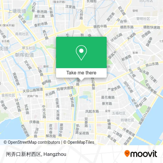 闸弄口新村西区 map