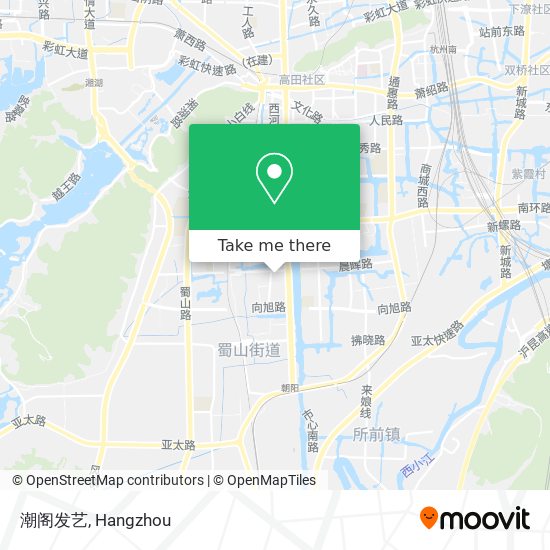 潮阁发艺 map