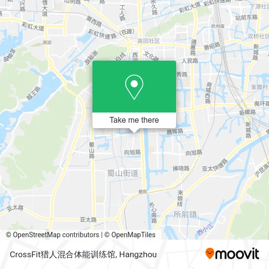 CrossFit猎人混合体能训练馆 map