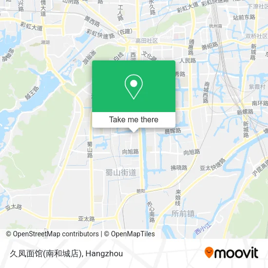 久凤面馆(南和城店) map