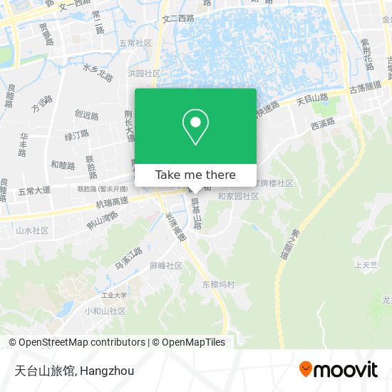 天台山旅馆 map
