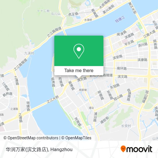 华润万家(滨文路店) map
