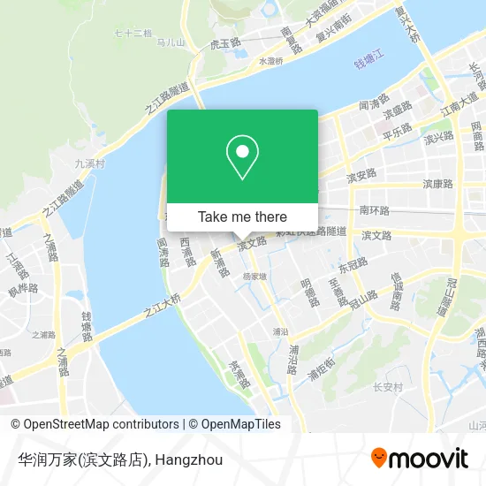 华润万家(滨文路店) map