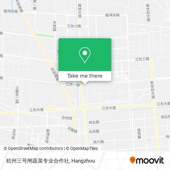 杭州三号闸蔬菜专业合作社 map