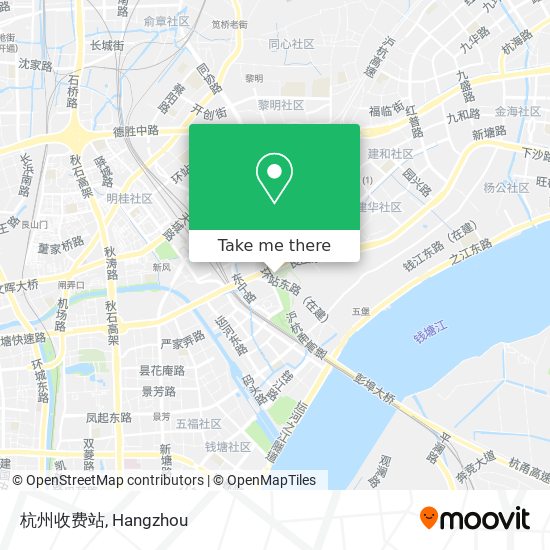 杭州收费站 map