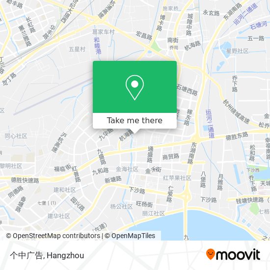 个中广告 map
