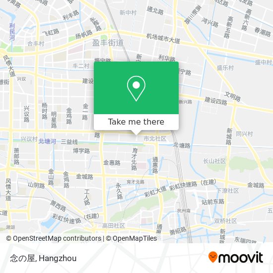 念の屋 map