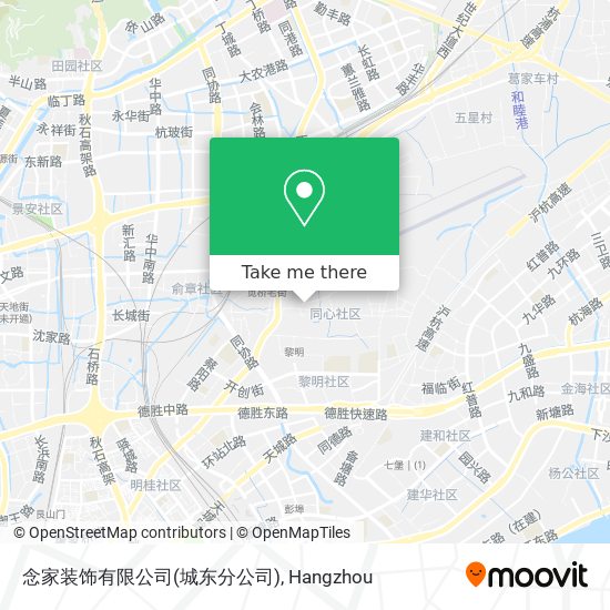 念家装饰有限公司(城东分公司) map