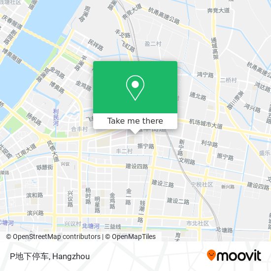 P地下停车 map