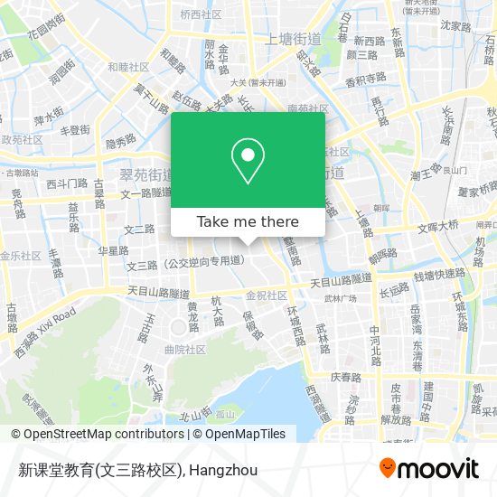 新课堂教育(文三路校区) map