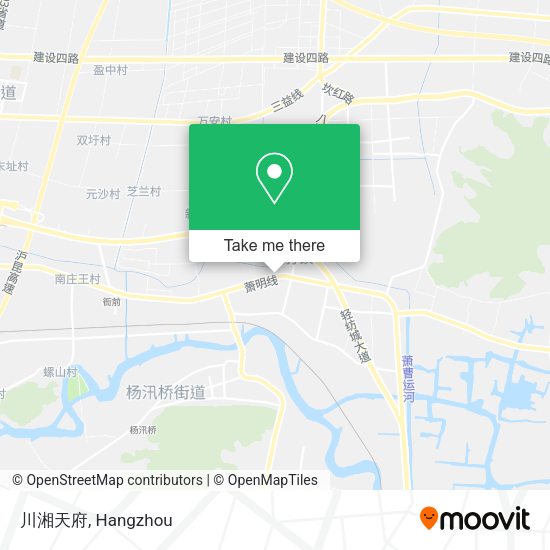 川湘天府 map