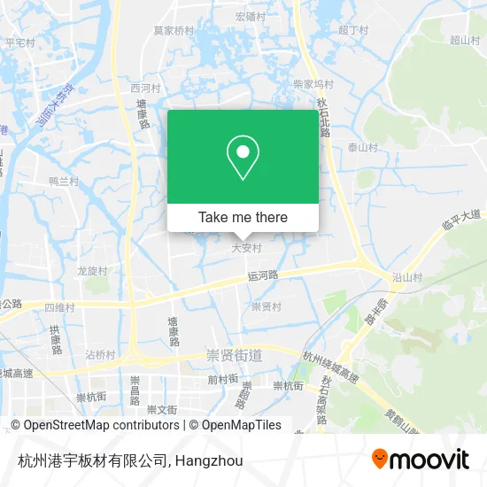 杭州港宇板材有限公司 map