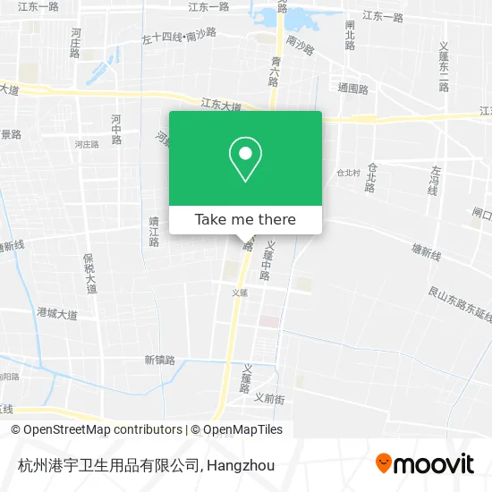 杭州港宇卫生用品有限公司 map