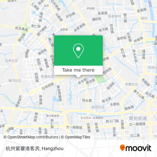 杭州紫馨港客房 map